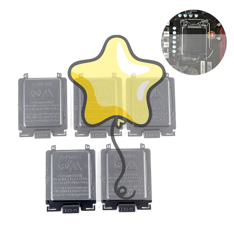 

5Pcs Motherboard CPU Socket Protection Shell Cover Pin Cover For LGA115X CPU