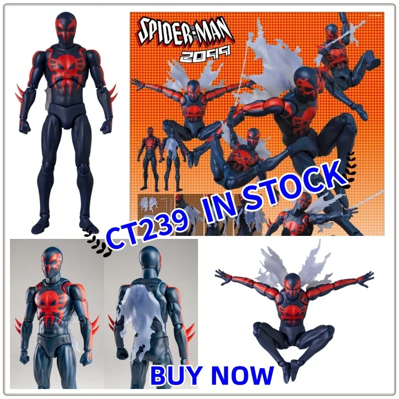 

2026 New Hot Sale MAFEX239 Spider Man 2099 - Exclusive Comic Edition Action Figure Collectible Desktop Doll Boy Toy Gift