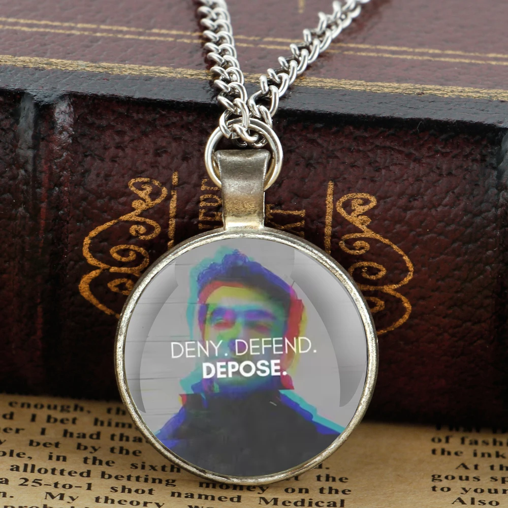 DENY DEPOSE Glass Dome Pendant Necklaces Women Men Jewelry Accessories Gifts for Kids