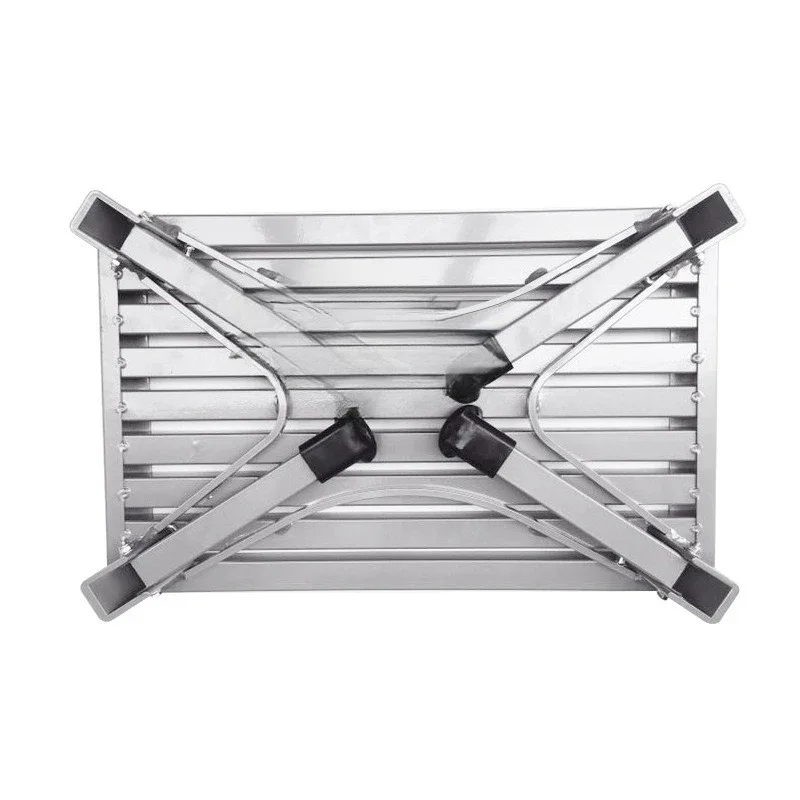 

Trailer RV, camp RV, aluminum alloy folding pedal, folding pedal stool one-step climbing step