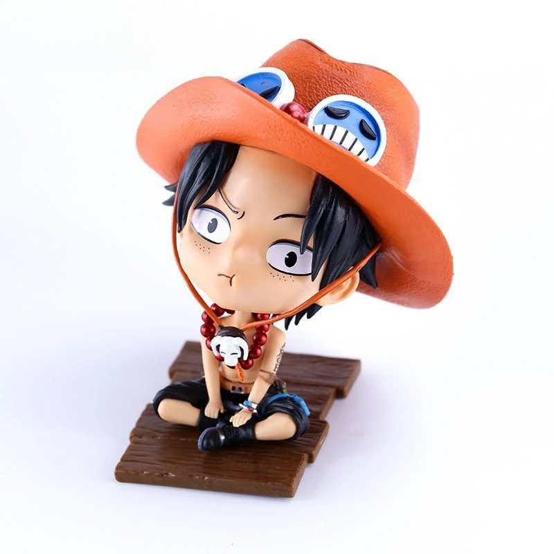 One Piece  Ace figurine, Luffy popular collectible accessories, anime model, tabletop decoration, car-mounted decoration 2026 view 3