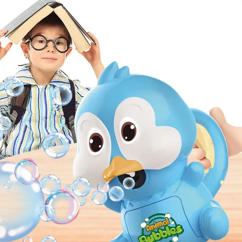 Animal Bubble Machine Cartoon Automatic Bubble Maker Indoor And Outdoor Games For Kids Ages 3 Bubble Toy For Birthday Wedding