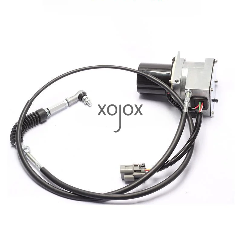 XOJOX For Doosan Daewoo DH220-5 DH280 Throttle Motor Excavator Parts Automatic Refueling Motor Single Line Accessories