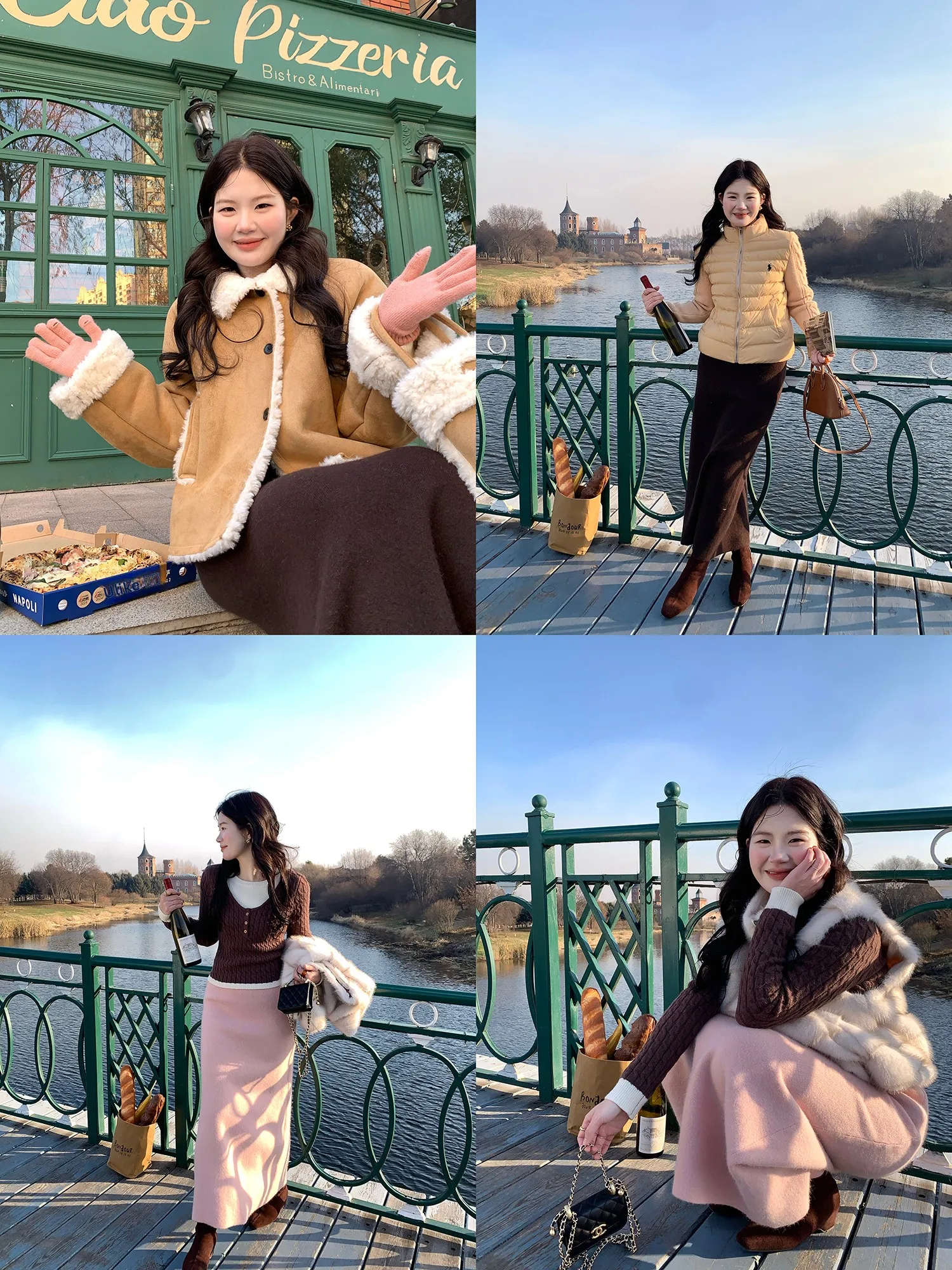 

Корейская шерстяная вязаная юбка миди в стиле Gentle Sle, универсальная, модная, осенне-зимняя, средней длины, для женщин, повседневная одежда