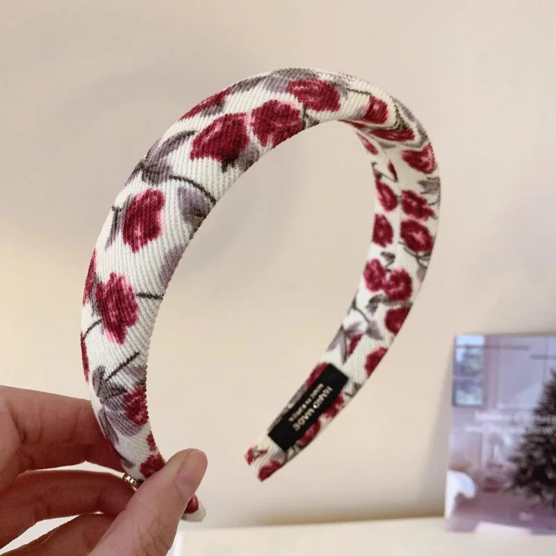 Retro Floral Elegant Pattern Simple Headband For Women