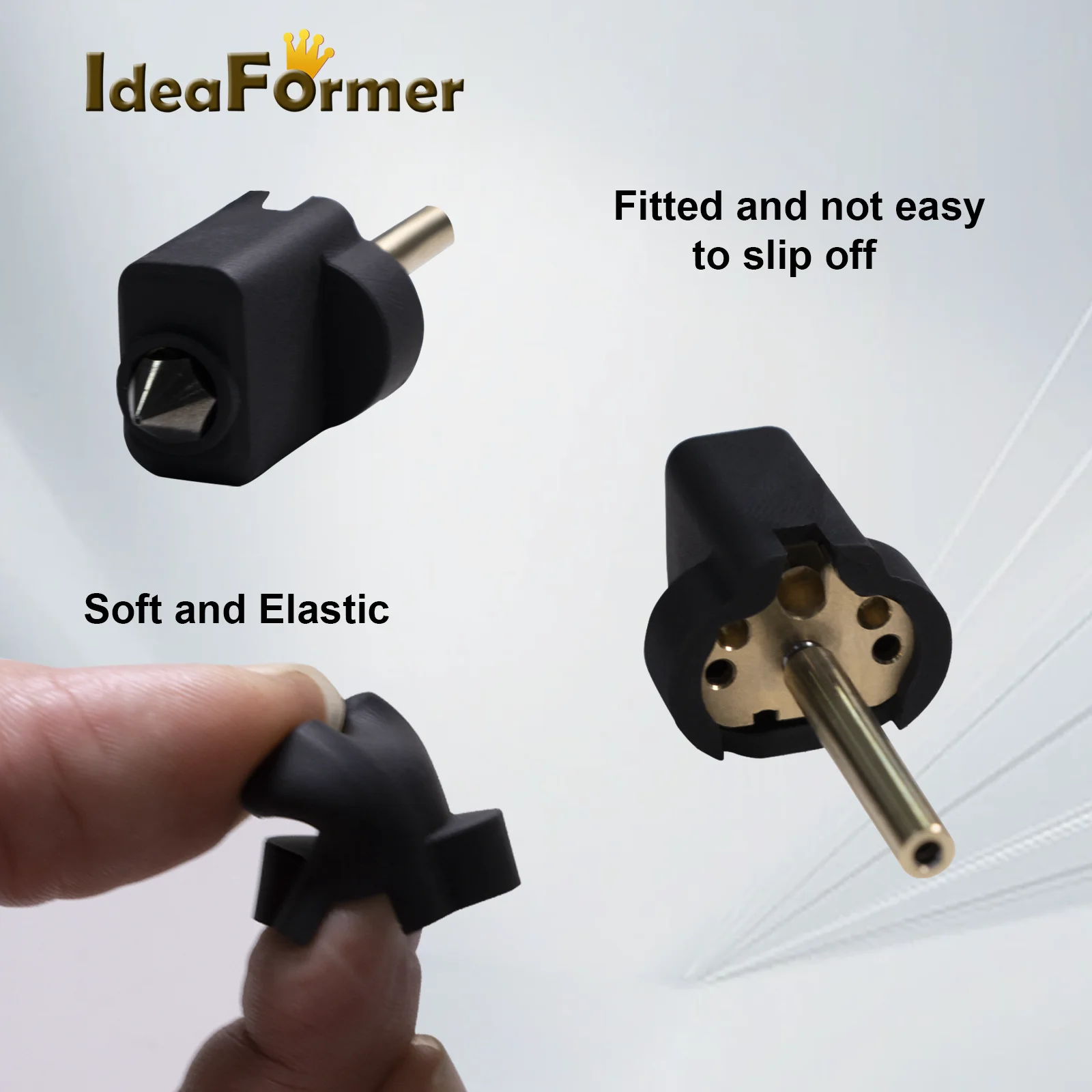 Zestaw Hotendu IdeaFormer IR3 V2, silikonowe etui, odporność na wysokie temperatury 300 ℃   Do części drukarki 3D IR3 V2 Belt Printer Extruder — zdjęcie produktu 3
