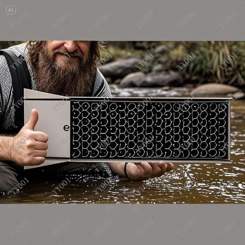 

Manual Gold Sluice Channel Rubber Mat Gold Washing Equipment for Sand Gold Prospecting