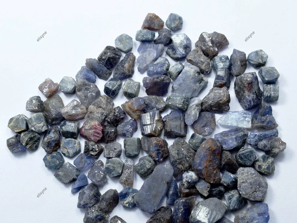 500 Cts Natural UNTREATED Tanzania Blue Tanzanite Uncut Certified Gem Rough Lot
