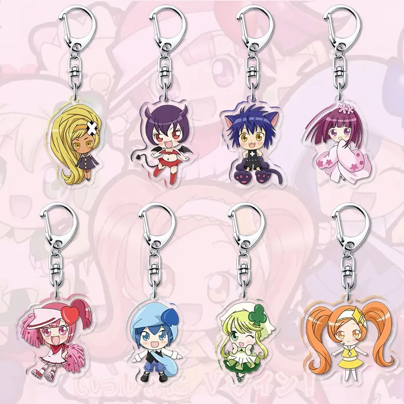 

Anime Shugo Chara Keychain Hinamori Amu Tsukiyomi Ikuto Hotori Tadase Unisex Acrylic Pendant Keyring