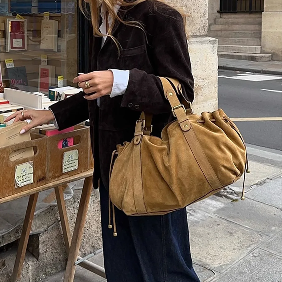 

Women's Casual Tote Bag PU Solid Color Handbag Shoulder Bag Commuting Handbag in Autumn and Winter