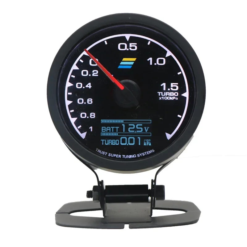 Greddi 7 Colors LCD Digital Display Turbo Boost Water Temp Volt Oil Press Racing Meter Fuel Pressure Air Fuel Ratio Gauge