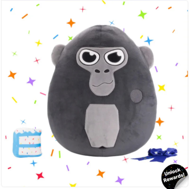 Gorilla Tag Monke Doughboi Plush Toy Kawaii Cute Soft Stuffed Cartoon Game Character Plush Collection Birthday Gift For Kids