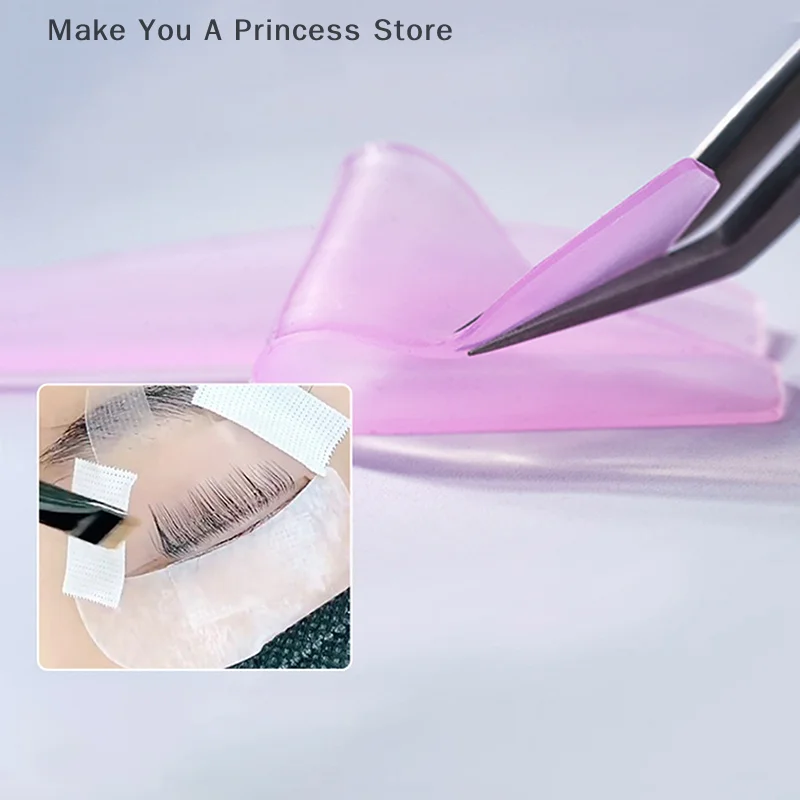 1 Paar Lash Verzachtende Pads Siliconen Wimper Perm Pads Wimpers Dunne Staven Schild 3D Wimper Lifting Wimper Accessoires Makeup Tools