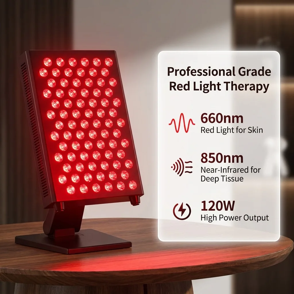

Desktop LED beauty lamp, infrared physiotherapy lamp, red light physiotherapy lamp factory direct sales