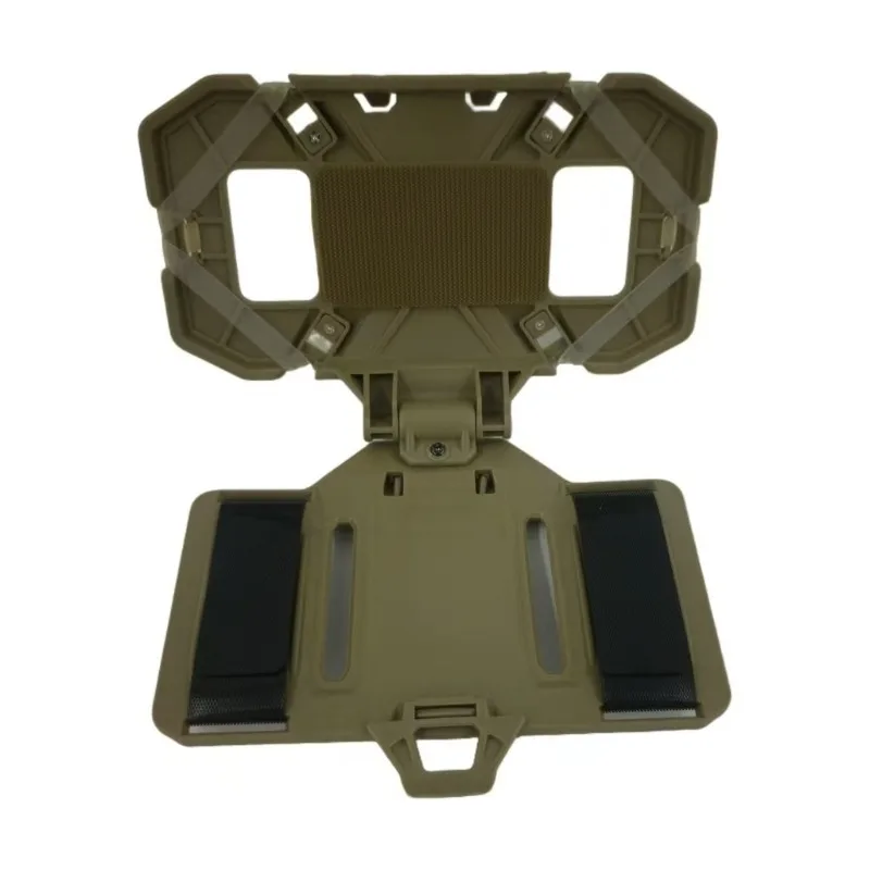 Tactical Vest Mounted Outdoor Military Fan Chest Hanging Universal Chest Mobile Phone Board Carrier Folding Navigation Board