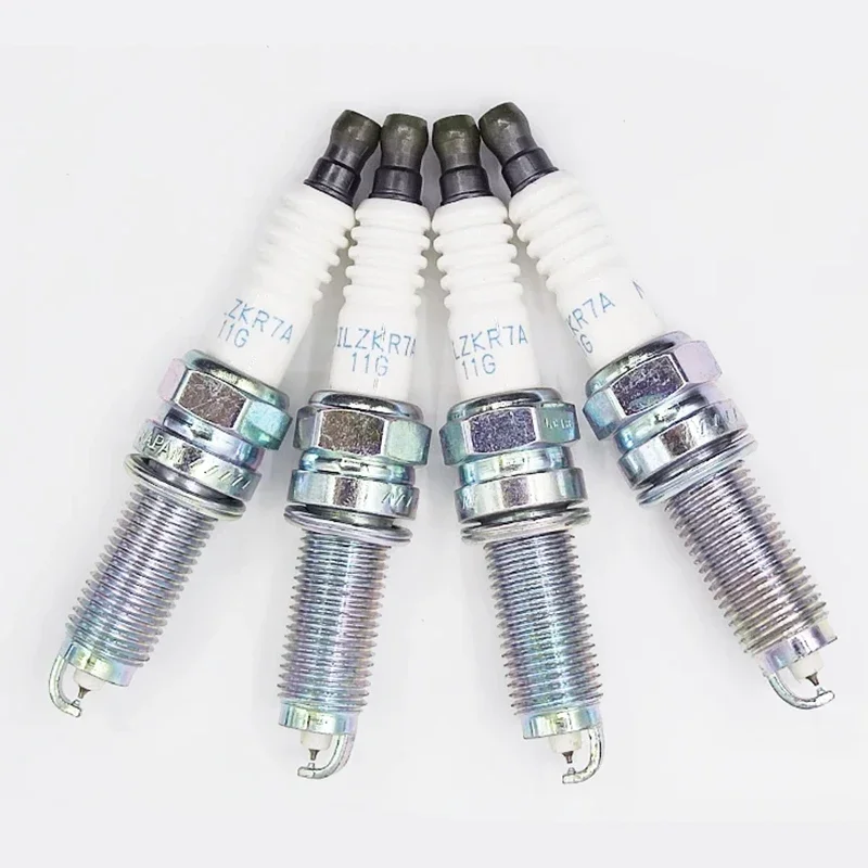 4/6PCS 12290-R71-L01 DILZKR7A11G Dual Iridium Spark Plug For Honda Accord Odyssey Pilot Acura 3.5L 12290 R71 L01 DILZKR7A-11G