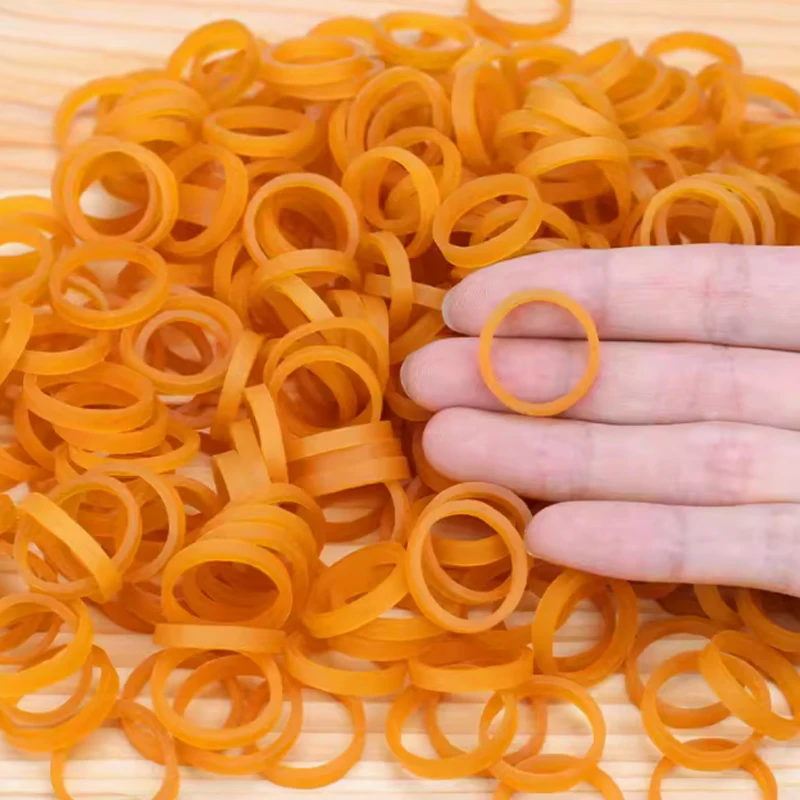Yellow High quality Elastic Rubber Bands Fasteners Used for Office School  Industrial Width3-10mm