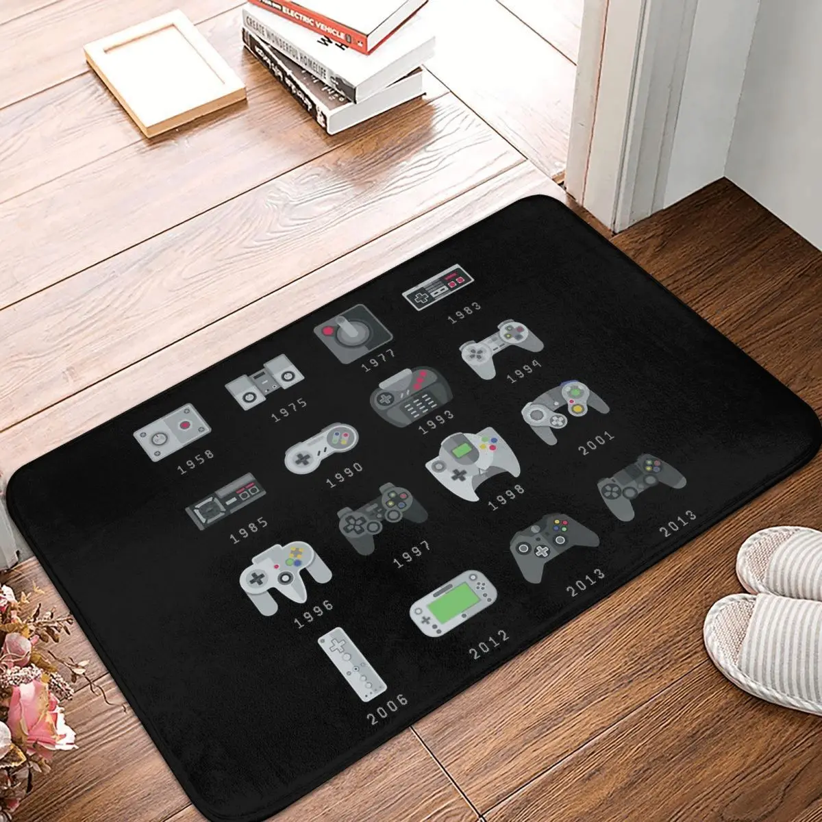 Geek Gaming Controllers Non-slip Doormat Floor Mat Cushion Carpet Rug for Kitchen Entrance Home Balcony Footpad Mats