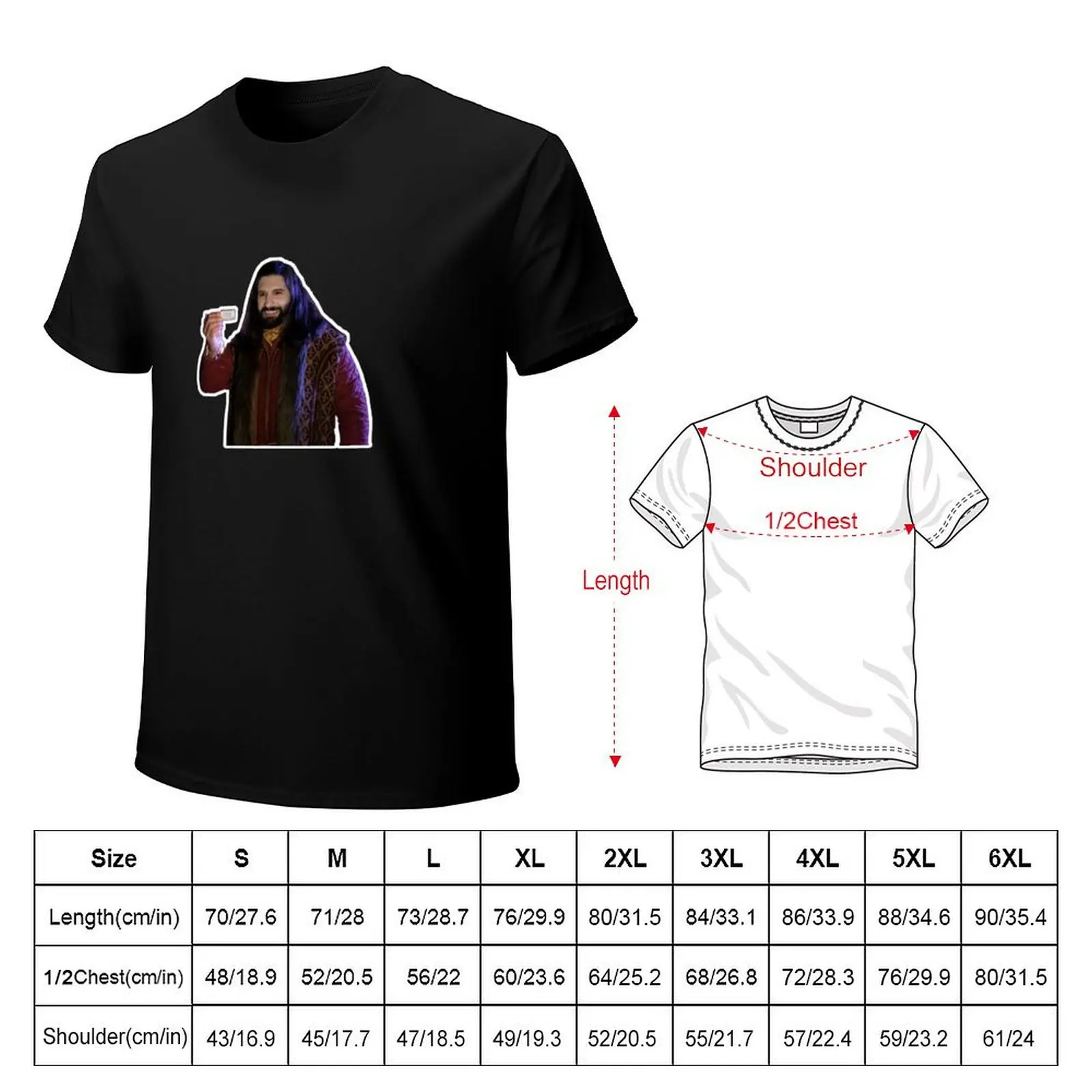steve i'm waiting for you, nandor,what we do in the shadows T-Shirt Work Wear Simple Tee Shirt