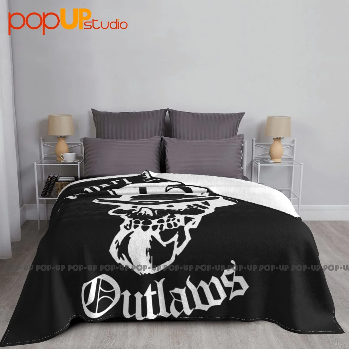 Local Outlaws Biker Motorcycle Outlaw Knuckle P-37 Blanket Shaggy For Bed Anti-Pilling Bedding Throws Sofa Decorative