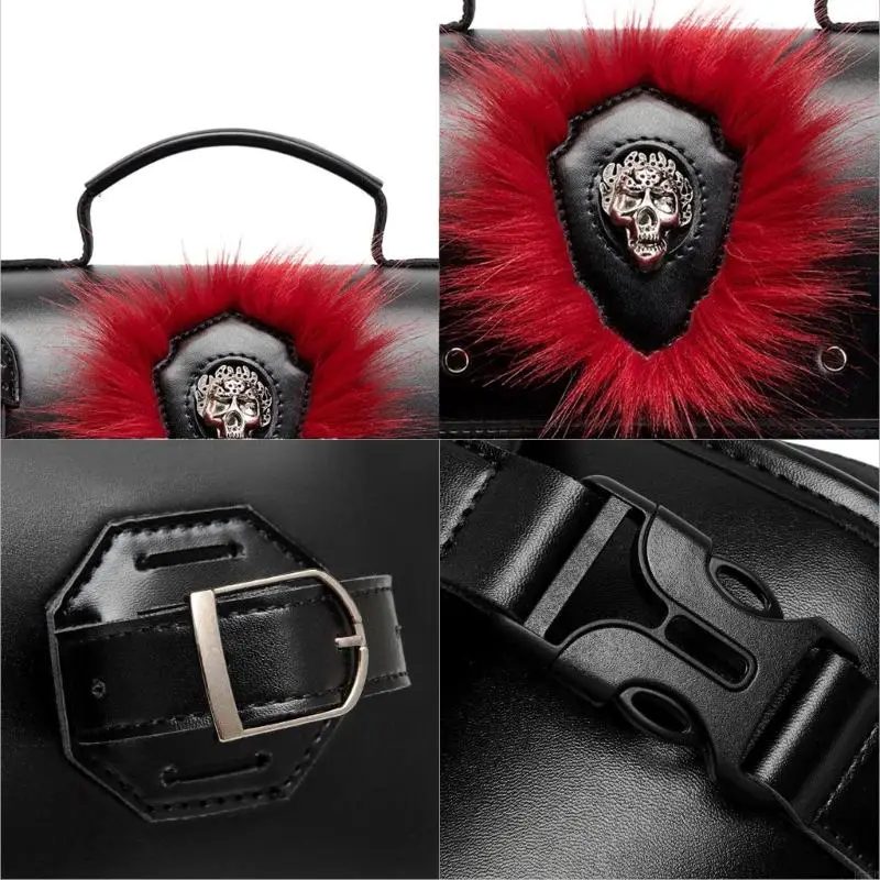 

Detachable Motorcycle Panniers with Anti Slip Base PU Bag for Bike Davidson R6FB