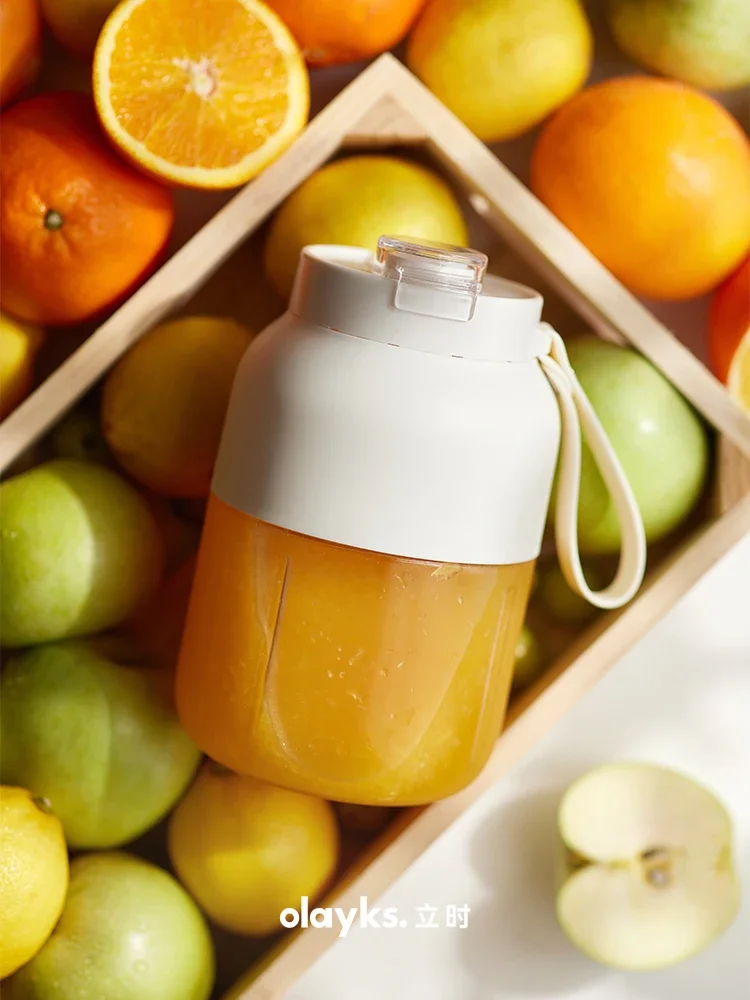 USB/110V/220V olayks Blender Jus Portabel Kapasitas Besar Penghancur Es Smoothie Cup EB