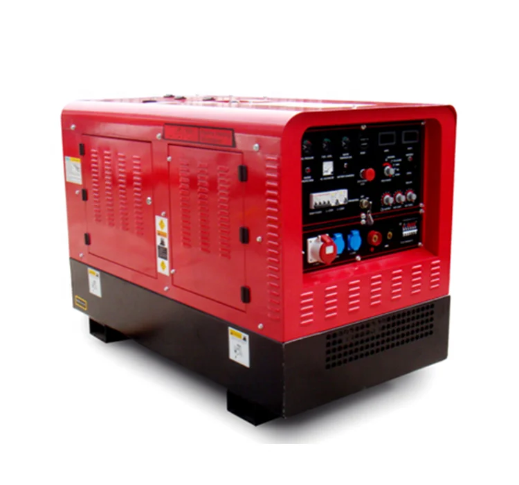 Kubota Engine 25kva Welder Generator 500A Diesels Power Arc TIG FCAW Mma Gmaw 400 Amp Welding Machine