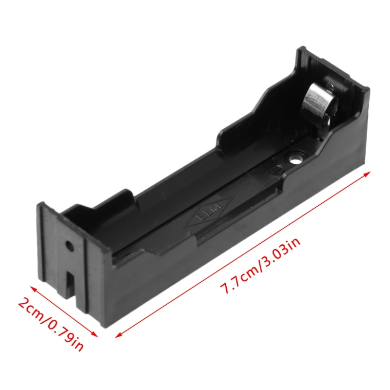 5 個の 18650 電源ケース 1x18650 バッテリーホルダー収納ボックスケース 1 スロット