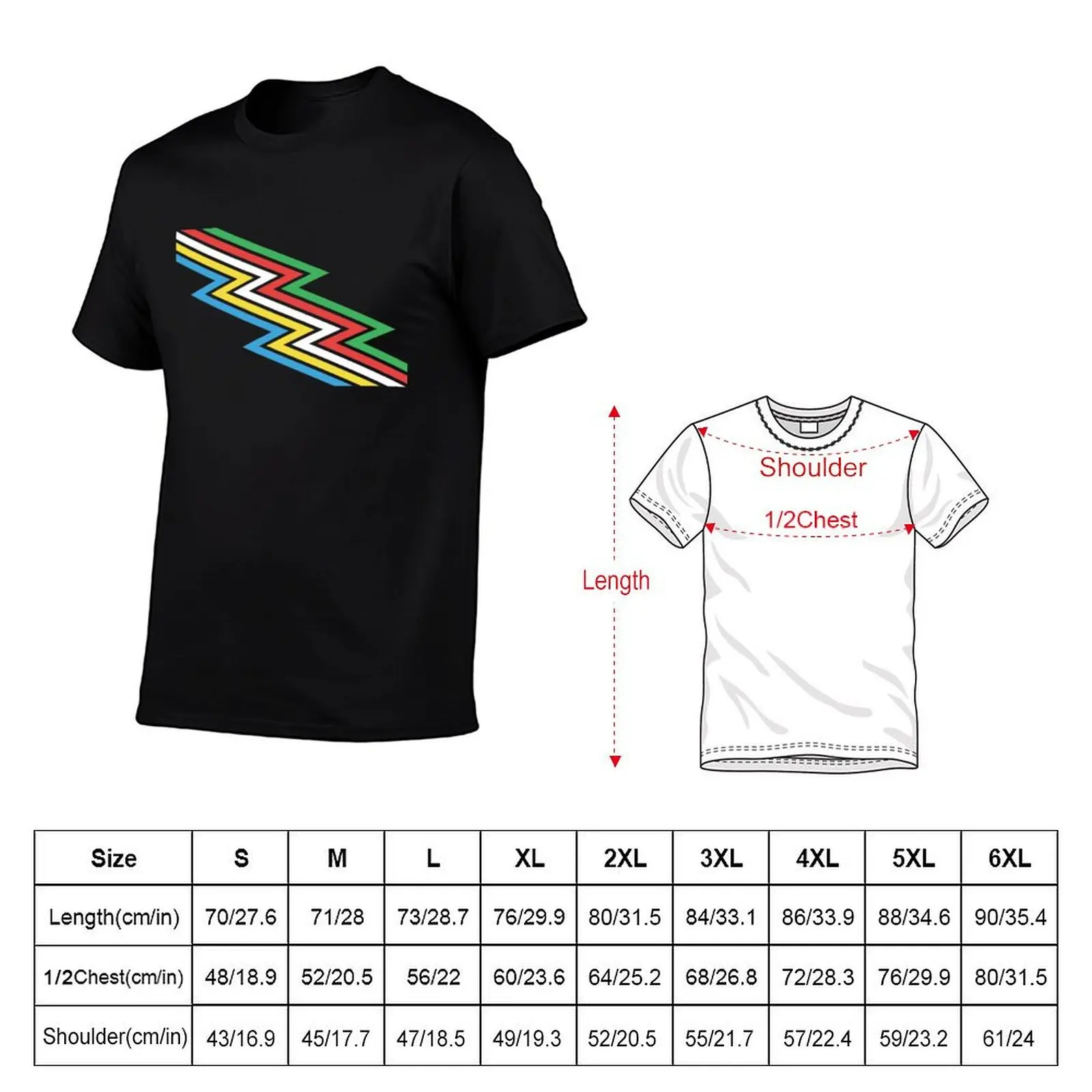 Disability Pride Flag T-Shirt Plus Size All Match Tee Shirt