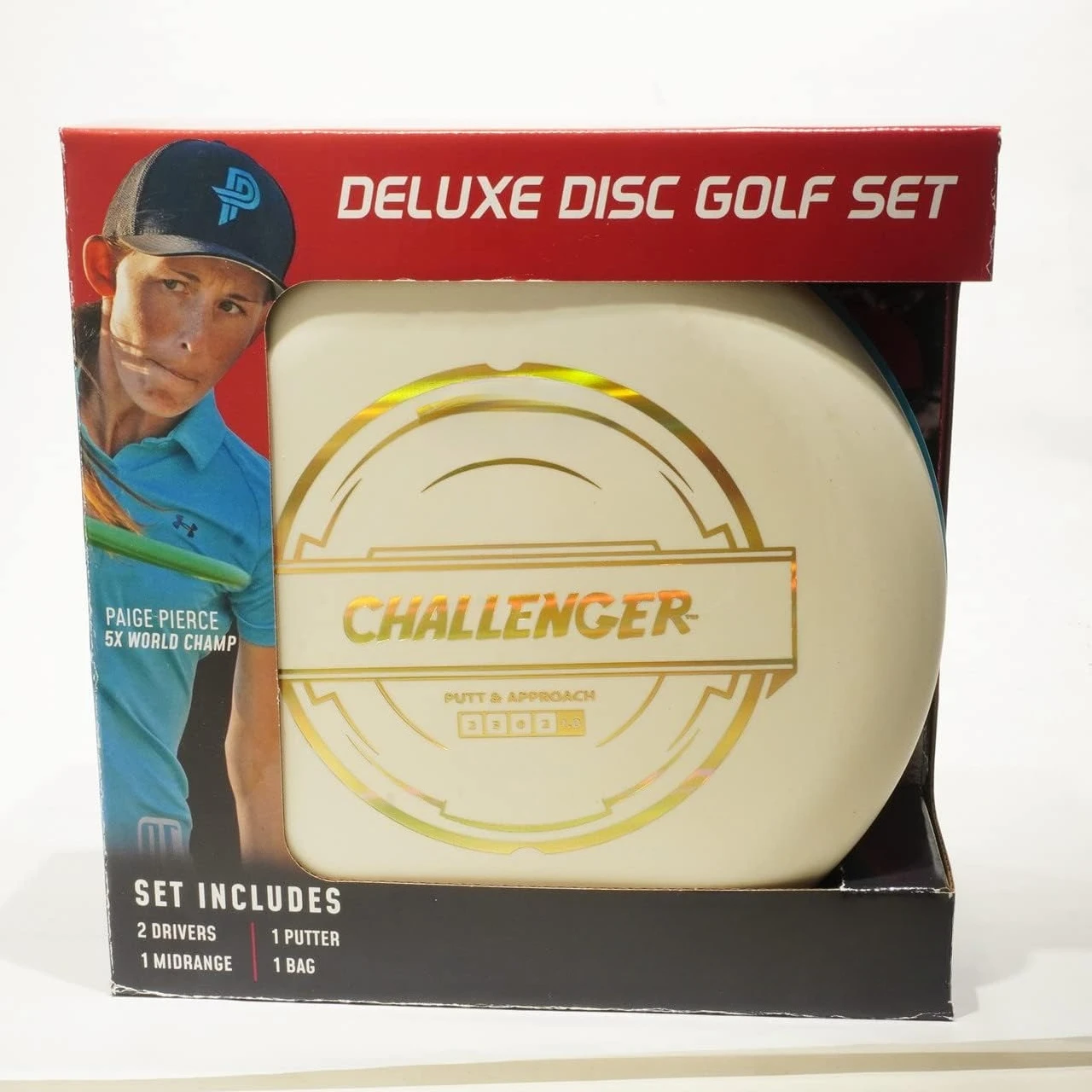 

Deluxe Disc Golf Set (4 Disc and Bag) Models and Plastic Blends May Vary·Factory Direct Sales