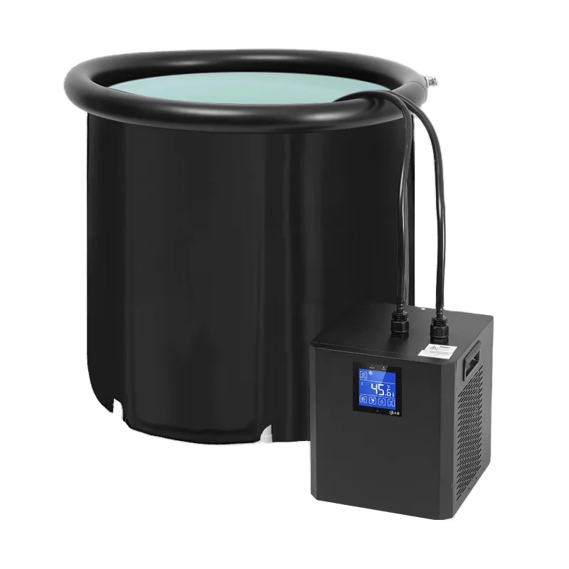 Установка для холодных погружений 1/3HP и ванна для ледяных ванн, машина для охлаждения воды для использования в помещении и на улице для восстановления после занятий спортом