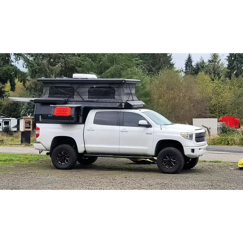 Hot Selling Lightweight Pop Up Pickup Camper Canopy Aluminum Frame For Overland Camping CE Certified view 4