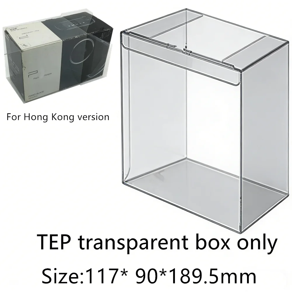 Collection Display Box For PSP3000/Sony PSP 3000 Game Storage Transparent Boxes TEP Shell Clear Collect Case