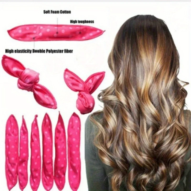 

10pcs/1set Sponge Pillow Soft Hair Roller Flexible Foam&Sponge Hair Curlers Rollers DIY Salon Hair Care Styling Tools
