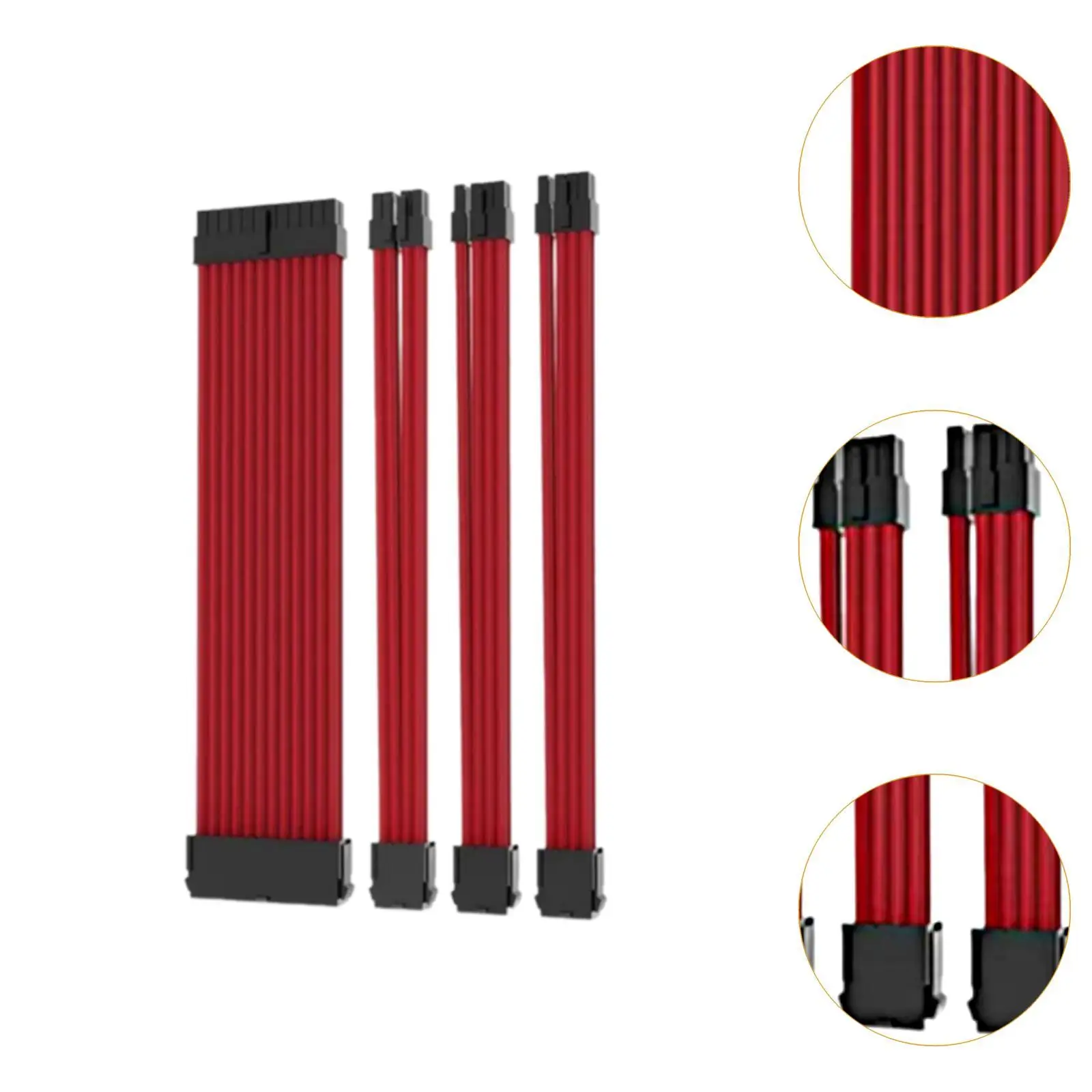 Prolunga cavo PSU 18AWG Cavo intrecciato portatile Pratico morbido 24P (4+4)