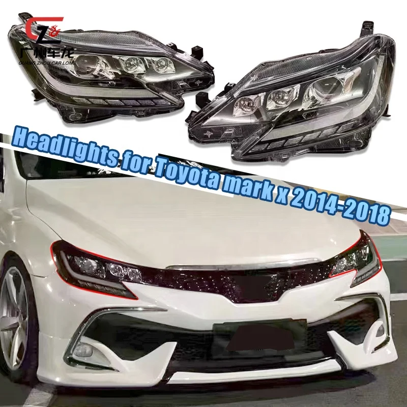 High Quality For Toyota Mark X Reiz 2014-2018 Modified Led Headlight Assembly