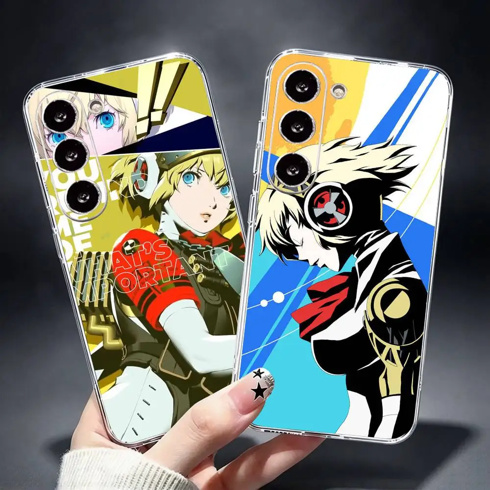 Aegis P3 Game Persona 3 Phone Case Silicone Soft for Samsung Galaxy A73,A72,A71,A70,A53,A52,A51Cover