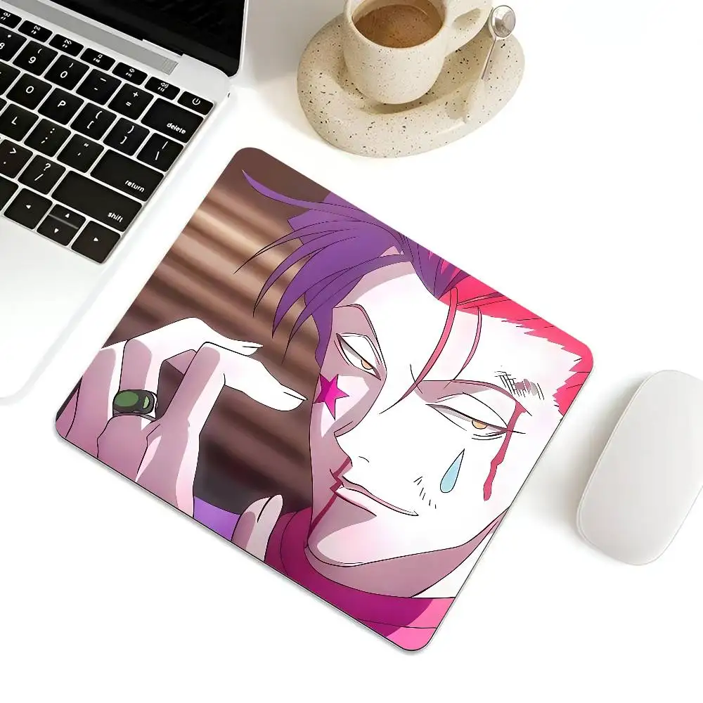Hisoka Morow Hunter X Hunter Mousepad Small LockEdge Mouse Pad For Gamers Computer Desk Pad Rectangular Anti-slip Rubber