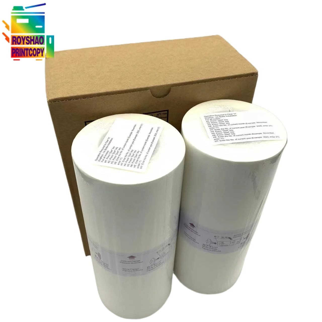 2 Rolls/Ctn S-7611 EZ Type 30 A4 Paper Master Roll for RISO EZ200 EZ201 EZ301 EZ371 EZ300 EZ330 EZ331