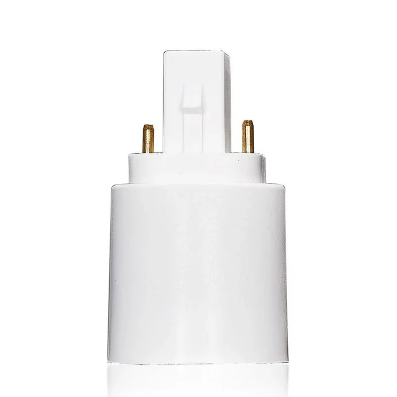 2Pin G24 zu E27 Lampe halter Adapter G24d zu E26 LED Licht base converter, erlauben sie installieren E27 Standard lampe in g24d buchse