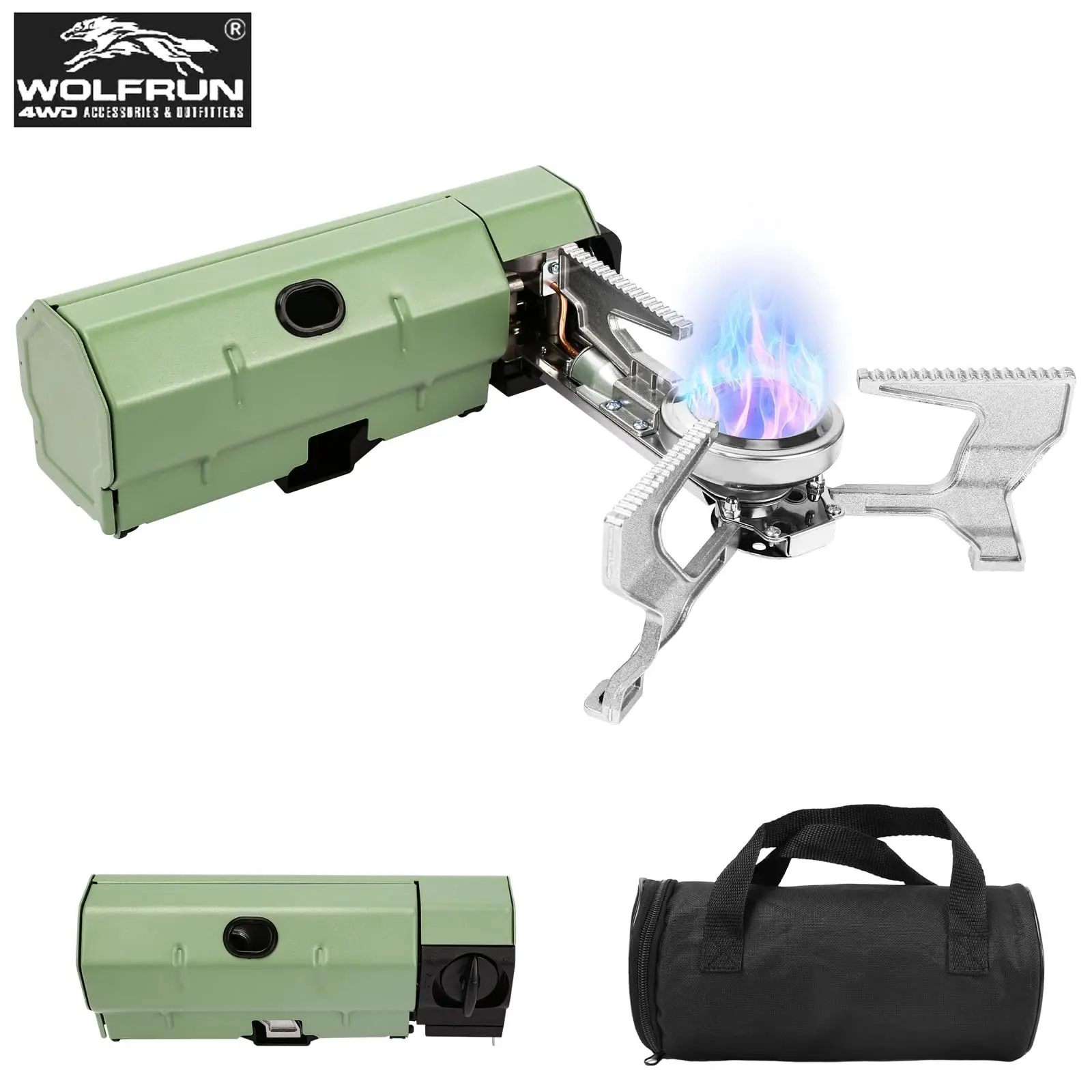 

Foldable 2600W Gas Stove Portable Gas Stoves Outdoor Camping Gas Stove Picnic Carrying Fire Stove Camp Cooking Supplies