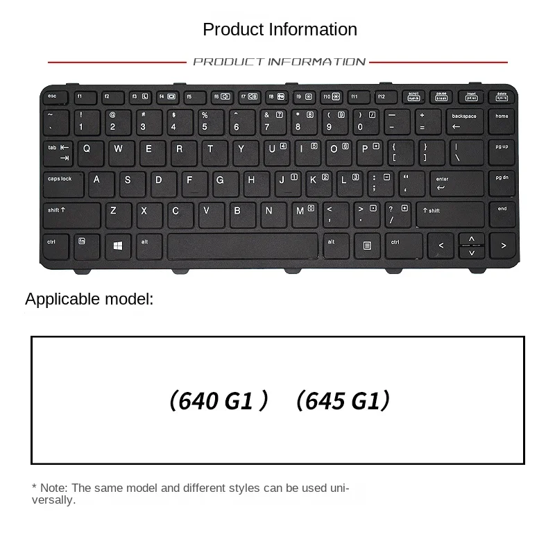 

Replace the applicable For HP ProBook 640 G1 645 G1 lapForp keyboard accessory