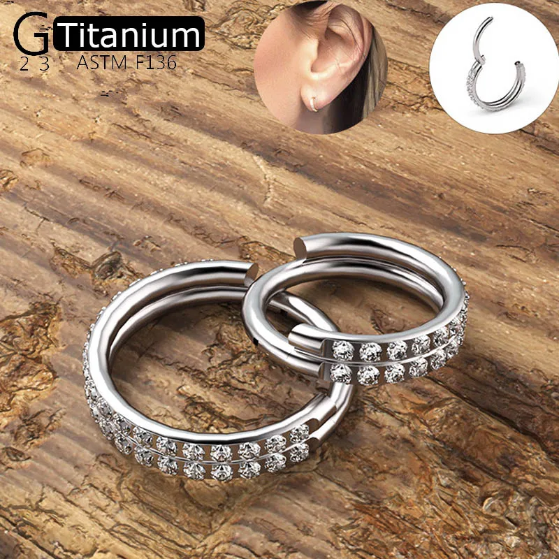 Fashion Minimal Hoop Earrings Crystal Zirconia Small Huggie Thin Hoops Cartilage Earring Helix Tragus Earring Piercing Jewelry