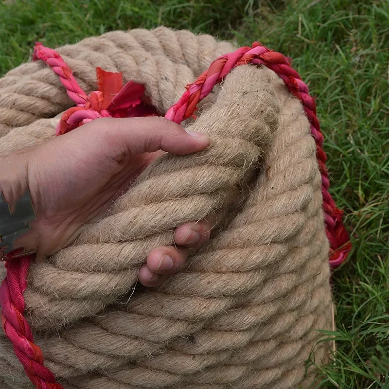

Outdoor Development Jute Rope Sturdy And Durable For Tug Of War Team Building And Group Activity Training