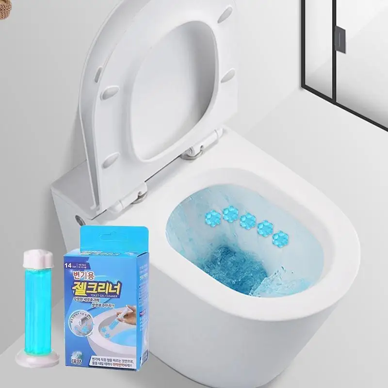 Toilet Bowl Cleaner Gel Flower Toilet Gel Stamp Lasting Bathroom Scent Smell Eliminator Cleaning Supplies Toilet Bowl Gel Stamp