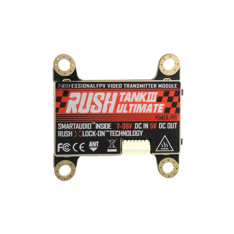 RUSHFPV TANK III 3 Ultimate 5.8G VTX 48CH PIT/25/200/500/1000 MW für RC Racing Drone FPV Analog VTX