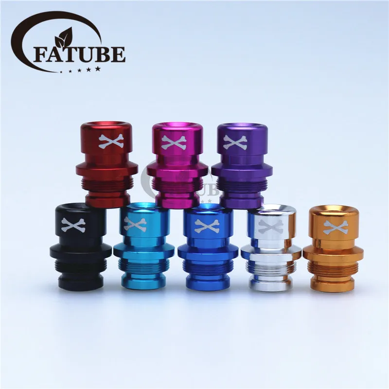 DRIP TIP XBone Aluminum 510 X Bone Drip Tip Dot Aio V2 1 PRESS KEY Button Set Billet BB for Petri BOX Water Bottle & Cup cover