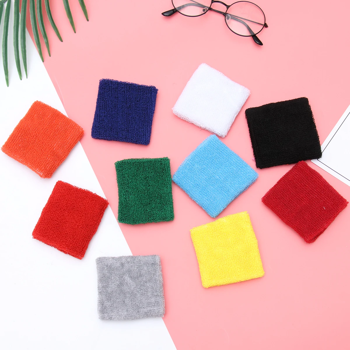 

12 Pcs Full Cotton Wrist Guard Good Appearance Protective Wristband s Comfortable Sweatband Sports Bands Fashionable