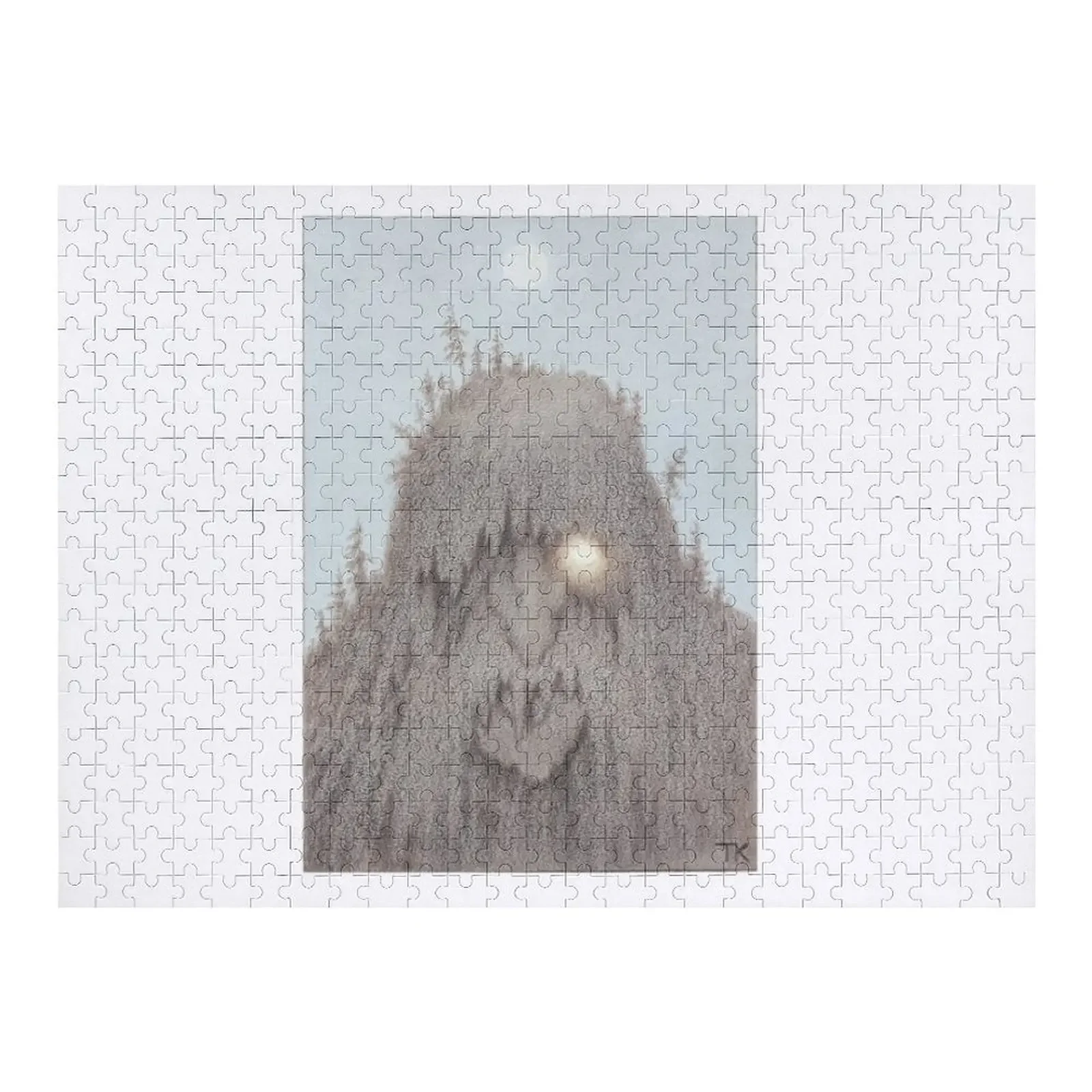 

Theodor Kittelsen Forest Troll, 1906 Jigsaw Puzzle Customized Gifts For Kids Animal Puzzle