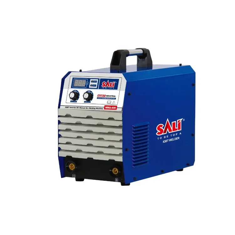 SALI MMA-400 Electric Inverter Welder Yiwu Factory Direct Brand 220V DC Machine Steel Blue OEM Heating IGBT MMA Arc Welder